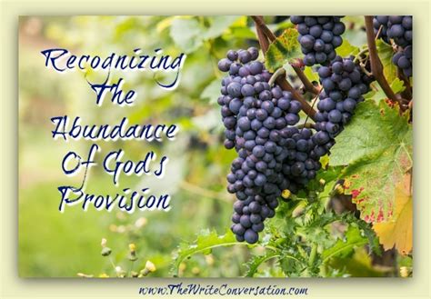 The Abundance of God’s Provision